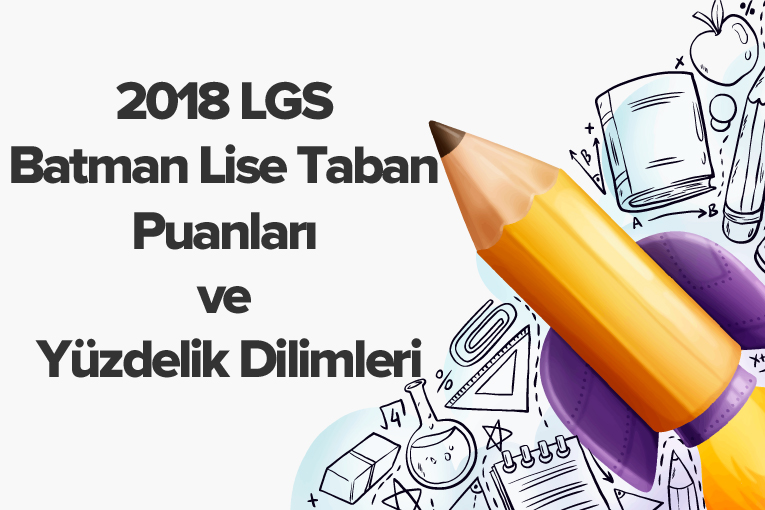2018 LGS Batman Lise Taban Puanları ve Yüzdelik Dilimleri