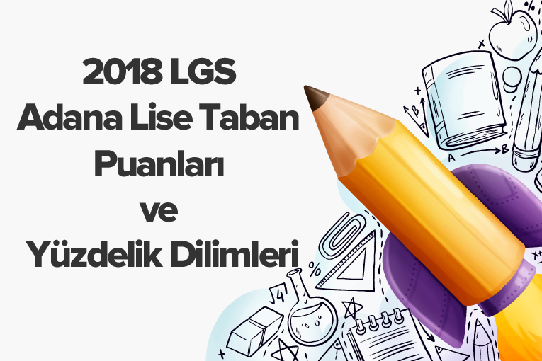 2018 LGS Adana Lise Taban Puanları ve Yüzdelik Dilimleri