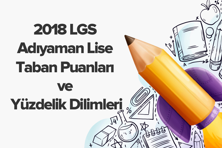 2018 LGS Adıyaman Lise Taban Puanları ve Yüzdelik Dilimleri