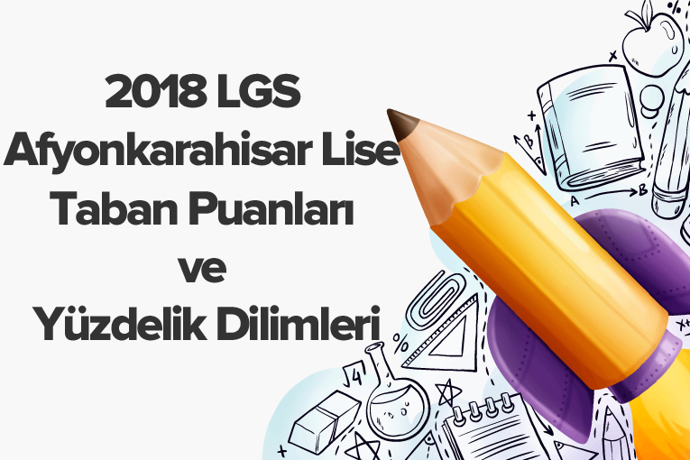 2018 LGS Afyonkarahisar Lise Taban Puanları ve Yüzdelik Dilimleri