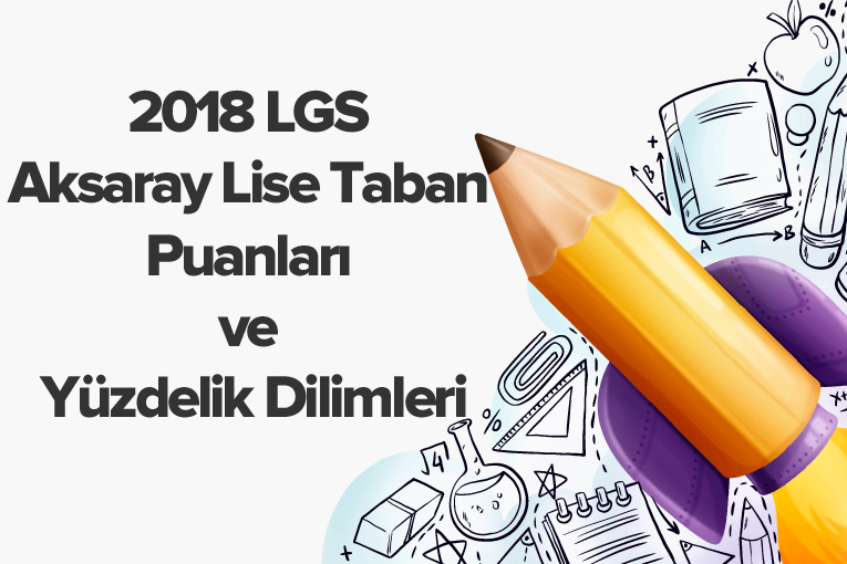 2018 LGS Aksaray Lise Taban Puanları ve Yüzdelik Dilimleri