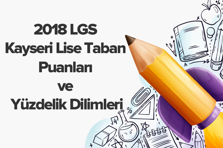 2018 LGS Kayseri Lise Taban Puanları ve Yüzdelik Dilimleri
